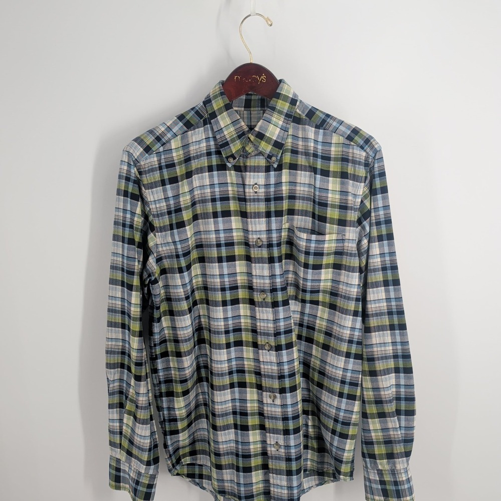 Eddie Bauer Relaxed Fit Plaid Classic Button-Down Shirt Multicolor Size S‎